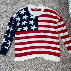 Show Me Your Mumu Bradley Sweater Patriot Knit